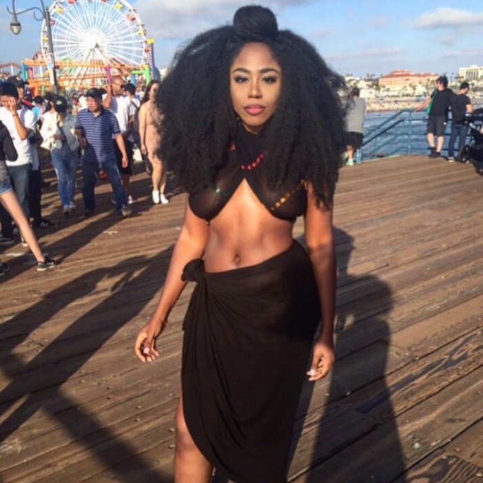 Nastasia Griffin is a model that appeared in DJ Henry X ft Wizkid Like This